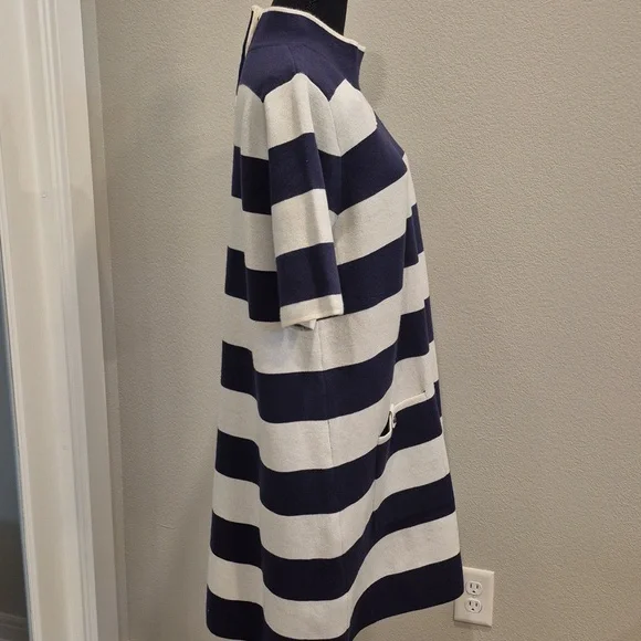 NWT Anthropologie | Maeve The Annalise Navy Mock Neck Dress | XL - Picture 6 of 13